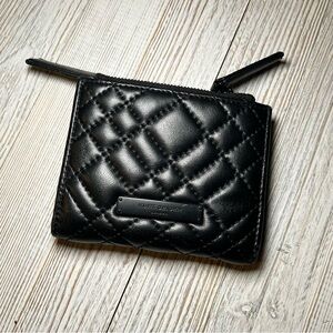 Kurt Geiger Black Quilted Leather Wallet